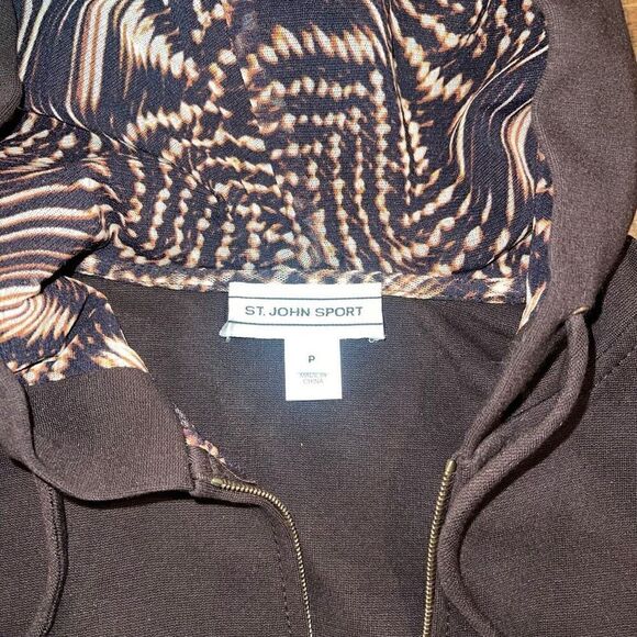 St. John Sport Full Zip Hoodie Jacket - Picture 4 of 4